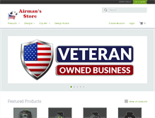 Tablet Screenshot of airmansstore.com